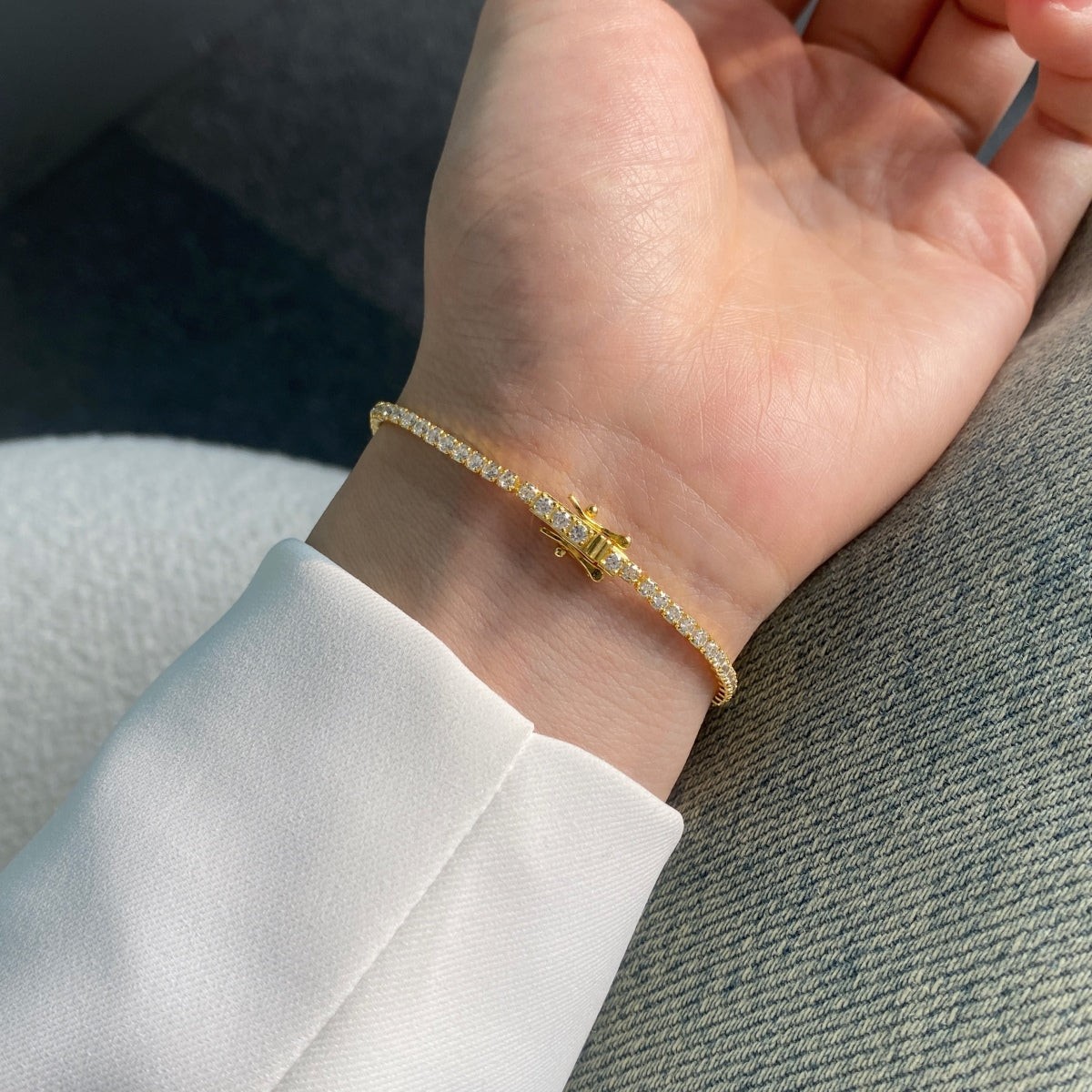 [baslovejewels]Radiant Colorful Round Cut Party Bracelet
