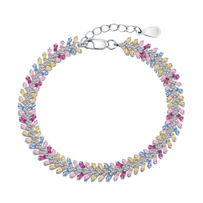 [baslovejewels]Dainty Radiant Emerald Cut Daily Bracelet