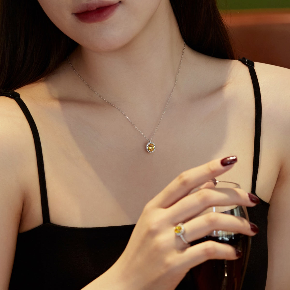 [baslovejewels]Delicate Unique Oval Cut Daily Earrings