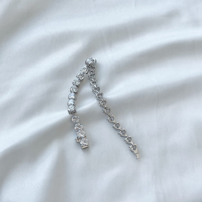 [baslovejewels]0.75 Carat Elegant Romantic Heart Shape Lover Bracelet