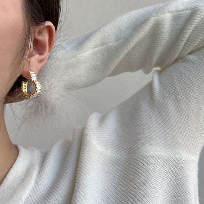 [baslovejewels]Radiant Heart Cutout Earrings