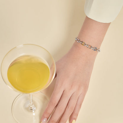 [baslovejewels]Dazzling Colorful Daily Bracelet