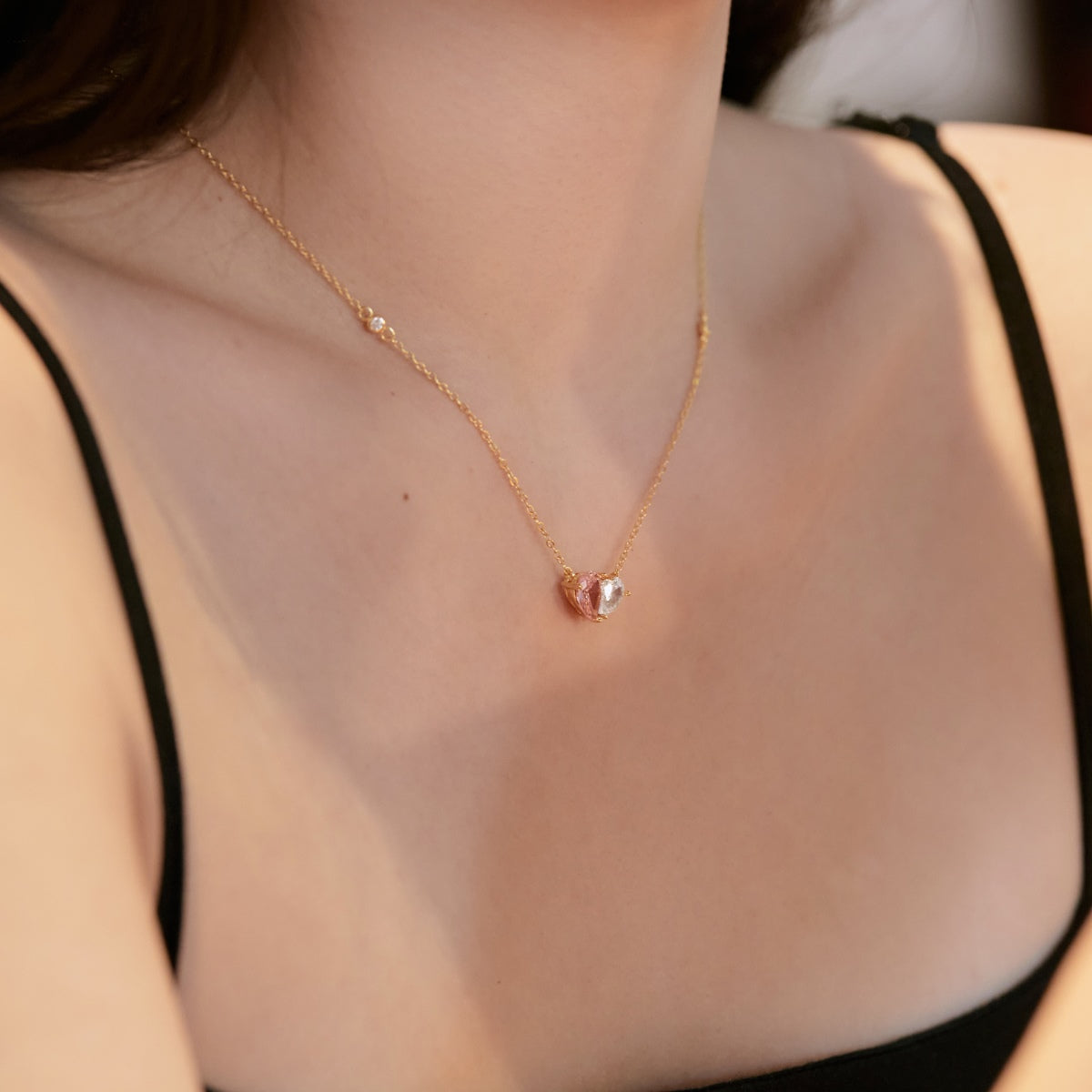 [baslovejewels]Unique Heart Shape Necklace