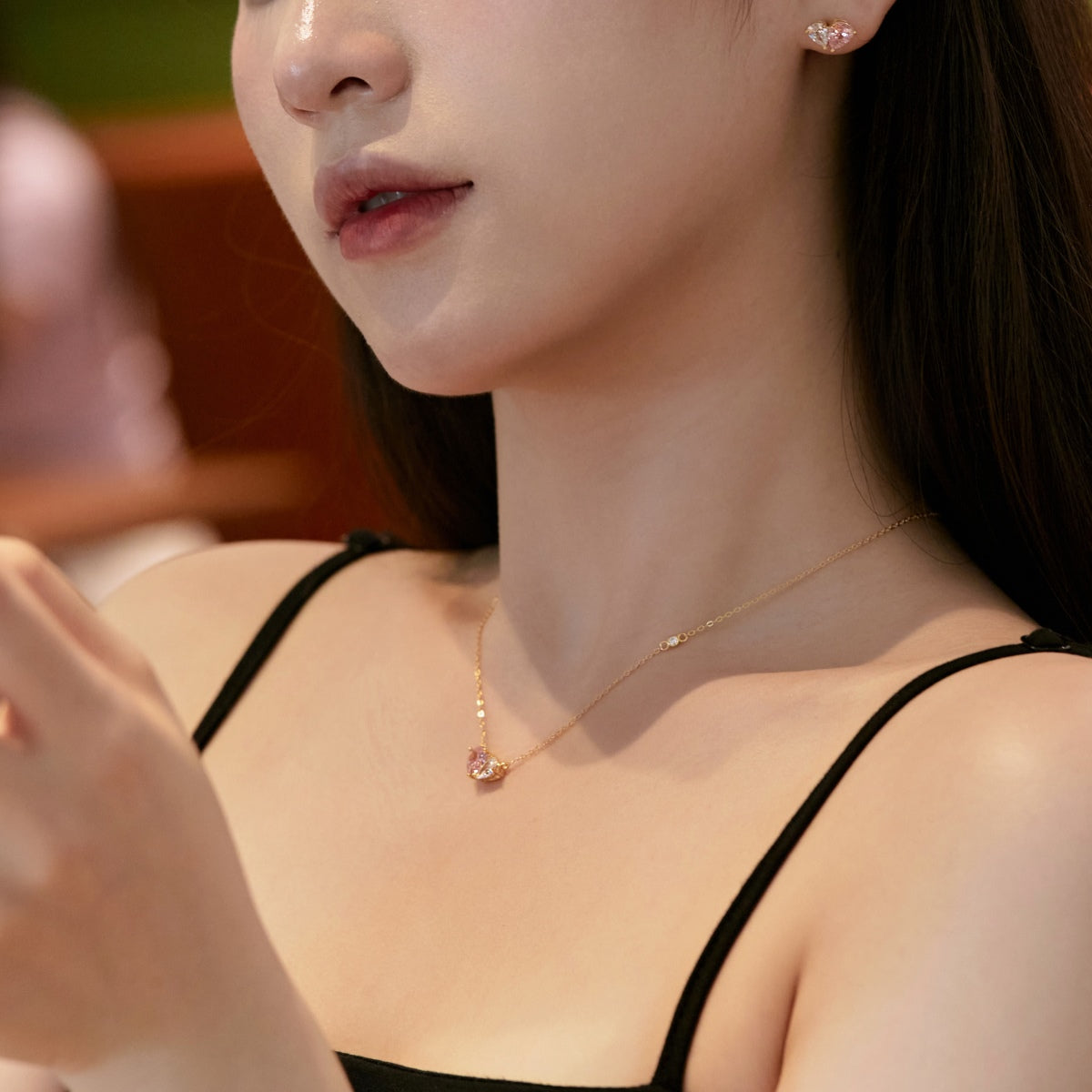 [baslovejewels]Unique Heart Shape Necklace