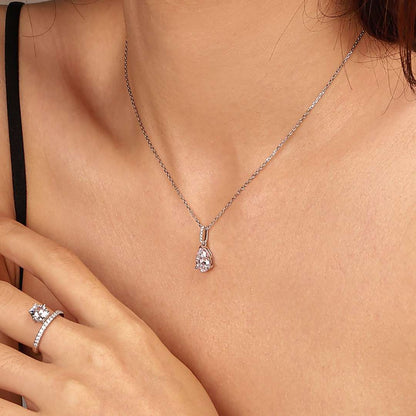[baslovejewels]Delicate Water Drop Shape Fashion Necklace
