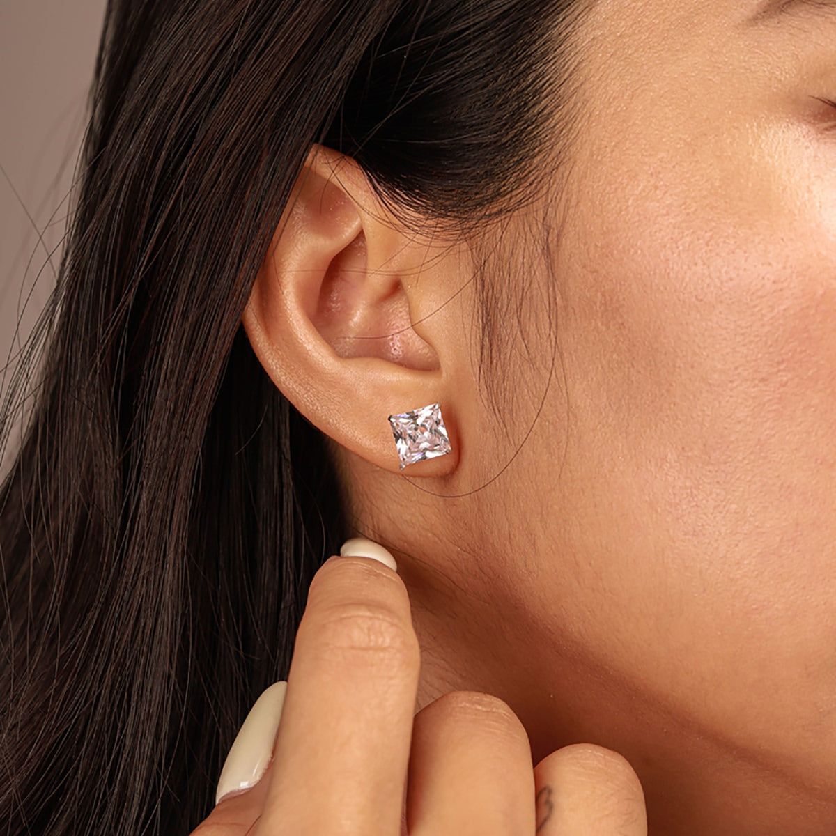 [baslovejewels]Ornate Square Shape Earrings