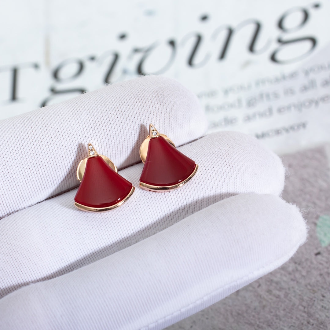 [baslovejewels]DIVAS DREAM EARRINGS PINK GOLD
