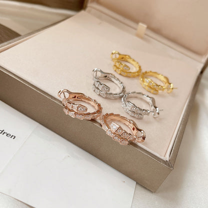 [baslovejewels]SERPENTI EARRINGS DIAMOND