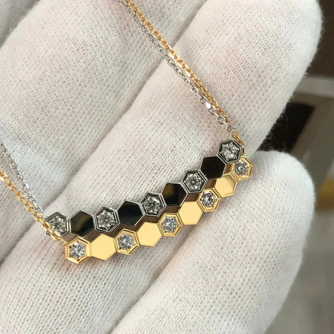 [baslovejewels]BEE LOVE NECKLACE DIAMOND