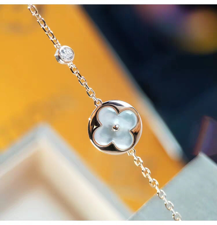 [baslovejewels]SUN MOP GOLD 1 DIAMOND NECKLACE