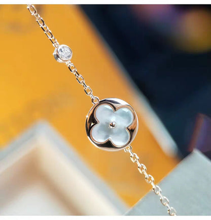 [baslovejewels]SUN MOP GOLD 1 DIAMOND NECKLACE