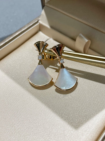 [baslovejewels]DREAM MOP 1 DIAMOND EARRINGS