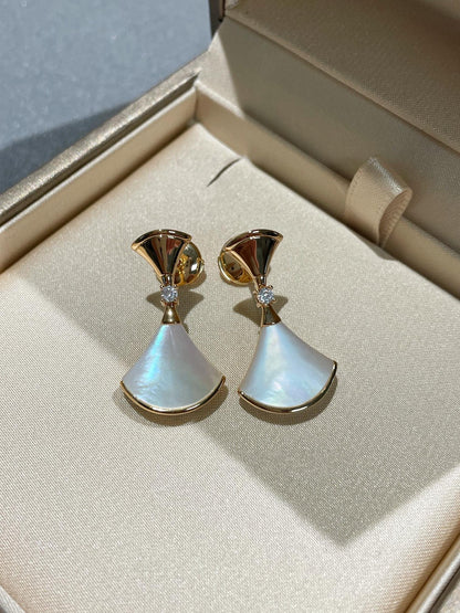 [baslovejewels]DREAM MOP 1 DIAMOND EARRINGS