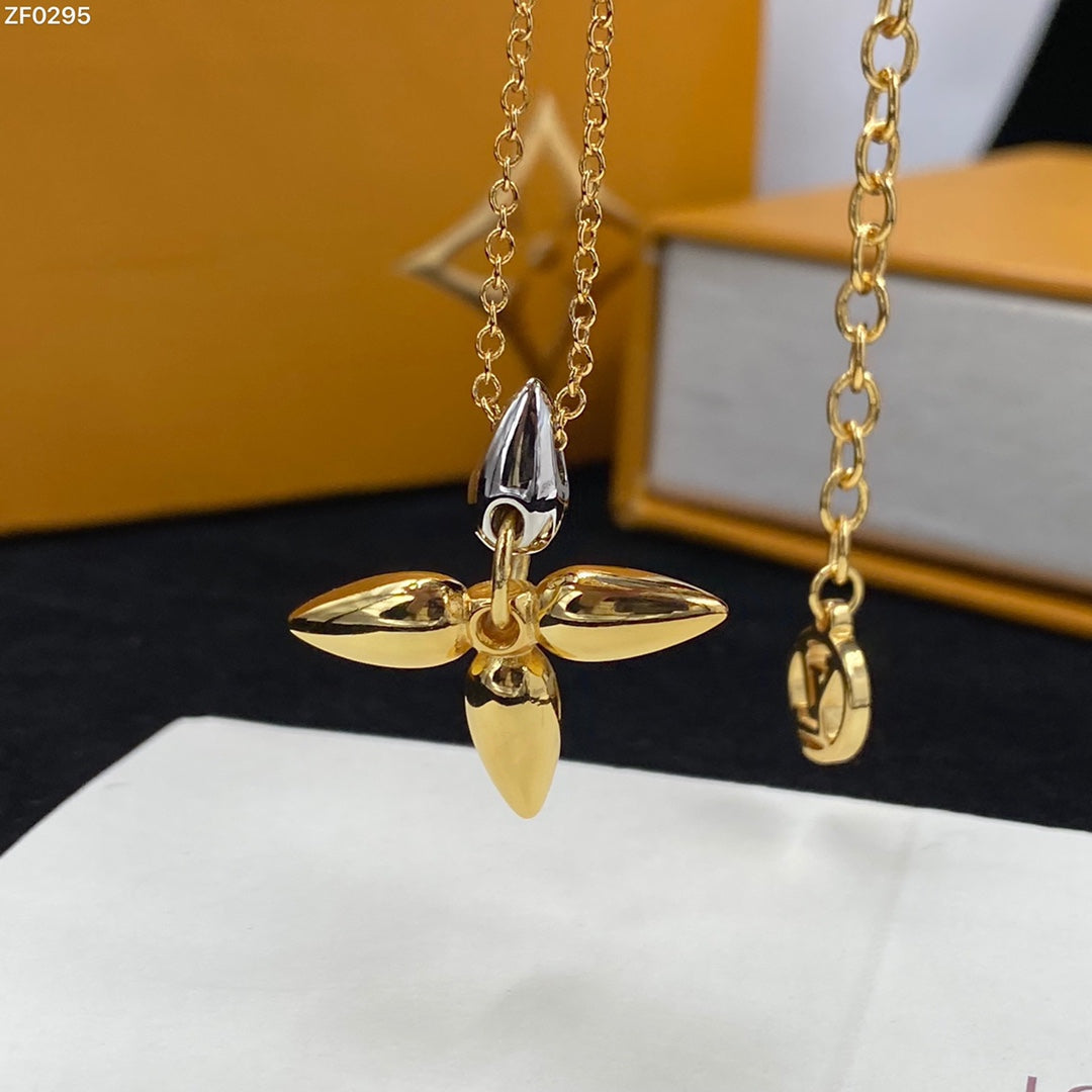 [baslovejewels]LOUISETTE PEDANT GOLD NECKLACE