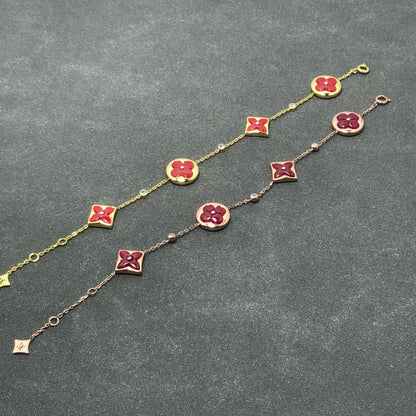 [baslovejewels]STAR AND SUN CARNELIAN 4 MOTIFS 3 DIAMONDS