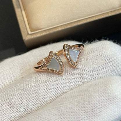 [baslovejewels]DREAM MOP DIAMOND OPEN RING
