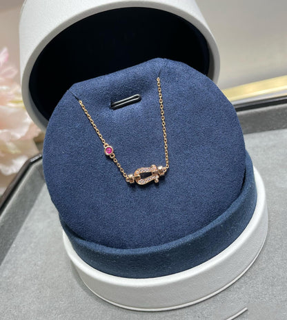 [baslovejewels]FORCE 10 DIAMOND CHAIN LINK PINK GOLD BRACELET