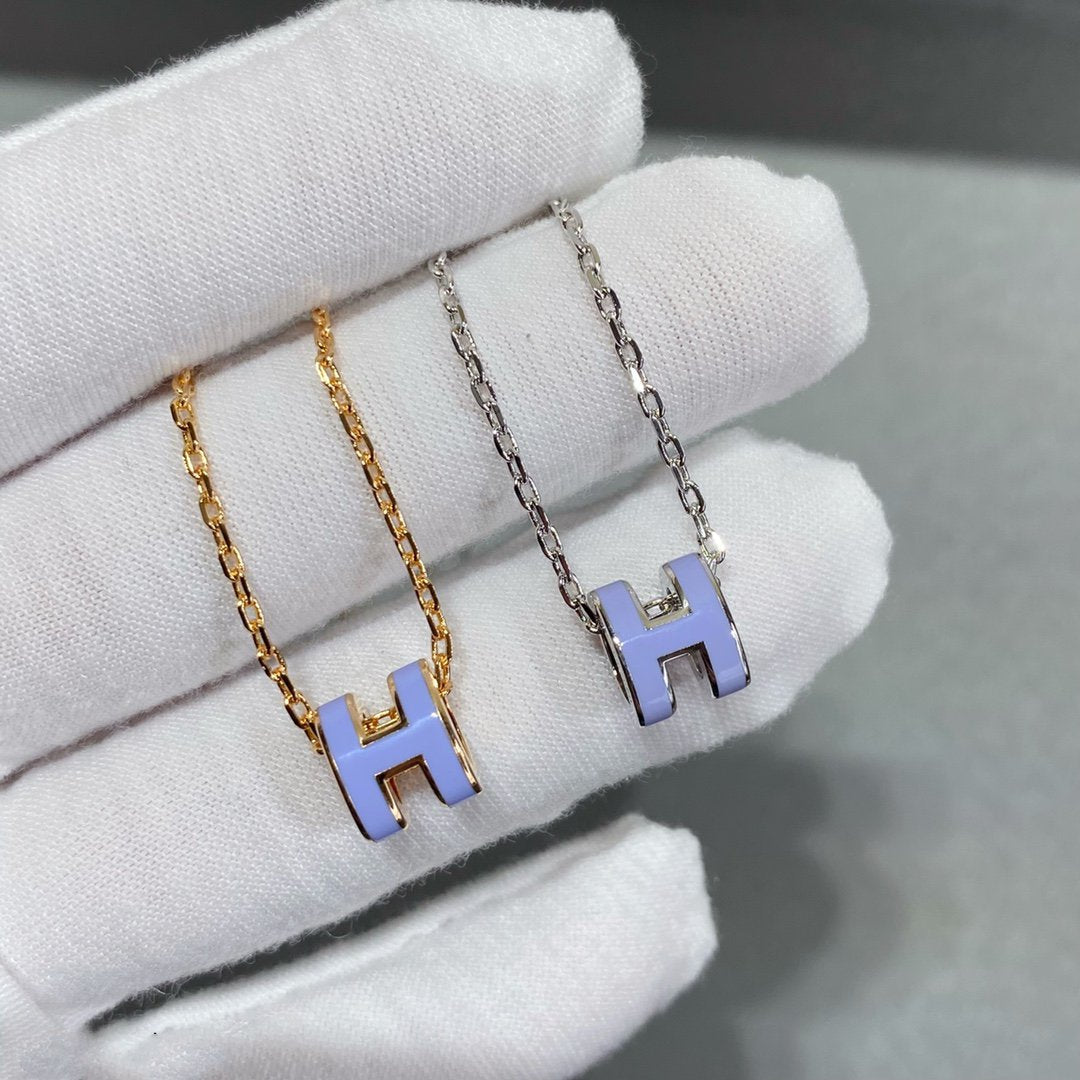 [baslovejewels]MINI POP H NECKLACE