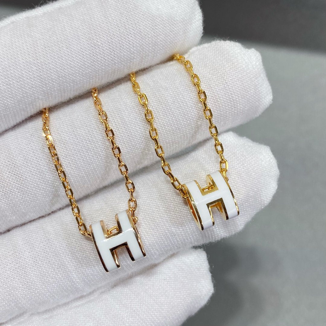 [baslovejewels]MINI POP H NECKLACE