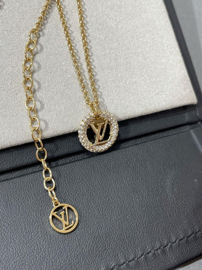 [baslovejewels]BY NIGHT DIAMOND PAVED NECKLACE