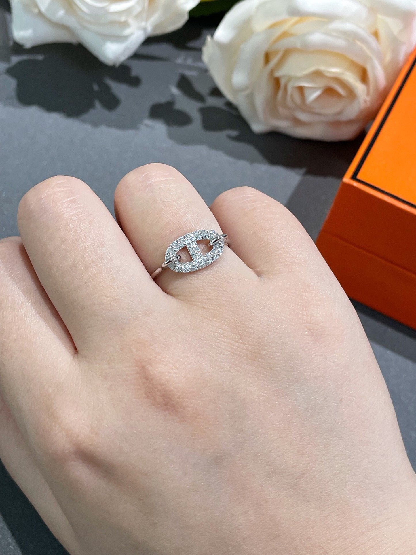 [baslovejewels]RONDE SMALL DIAMOND RING