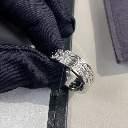 [baslovejewels]LOVE RING 5.5MM DIAMONDS PAVED