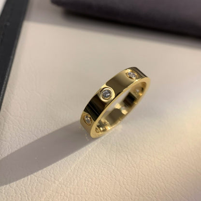 [baslovejewels]LOVE RING 3.6MM 8 DIAMONDS