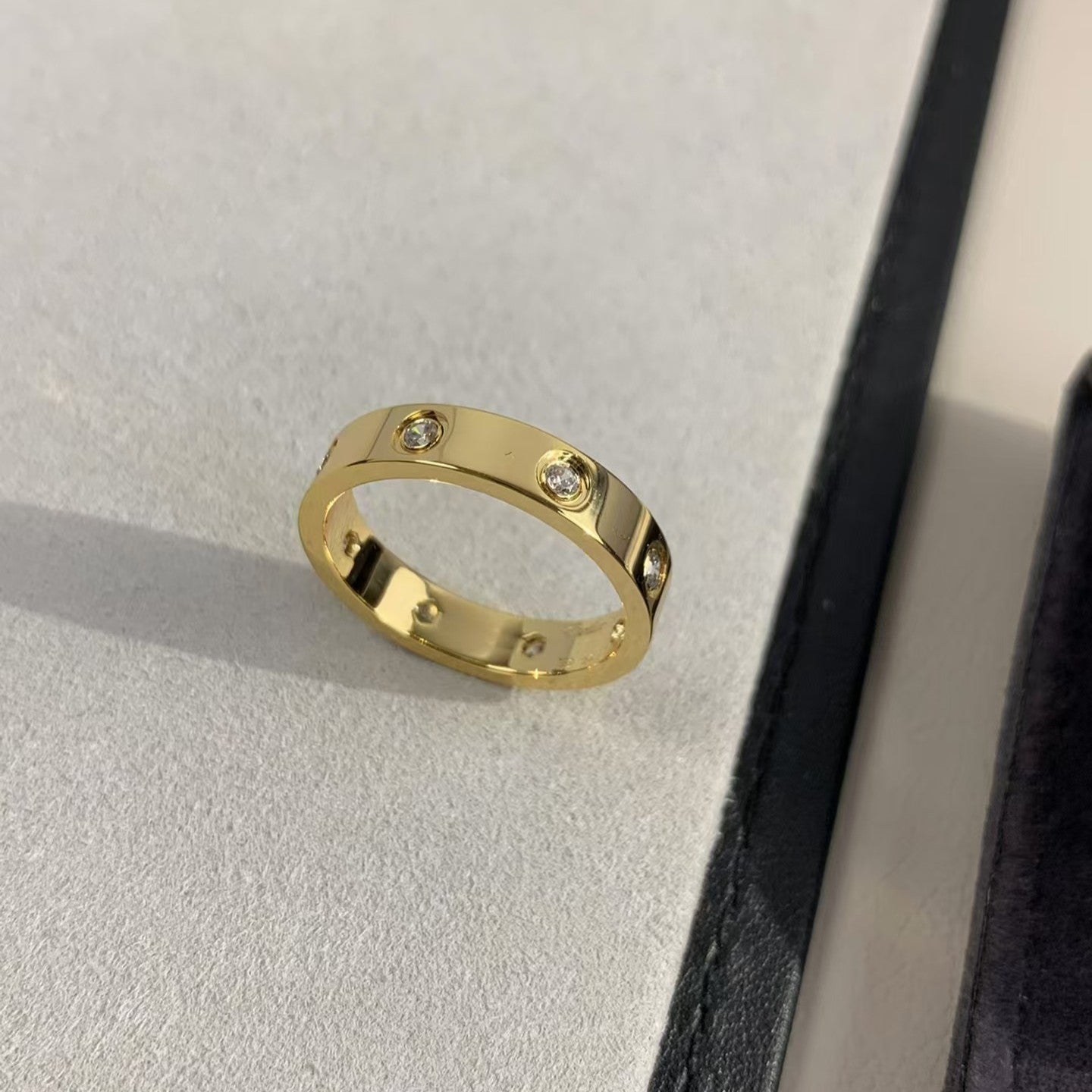 [baslovejewels]LOVE RING 3.6MM 8 DIAMONDS