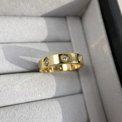 [baslovejewels]LOVE RING 3.6MM 8 DIAMONDS