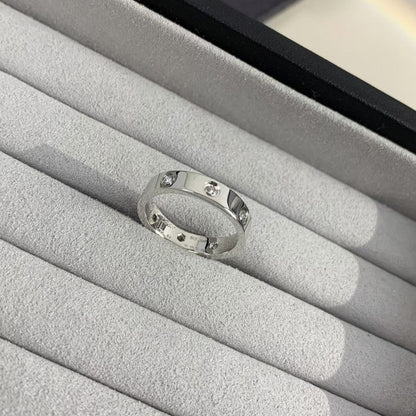 [baslovejewels]LOVE RING 3.6MM 8 DIAMONDS