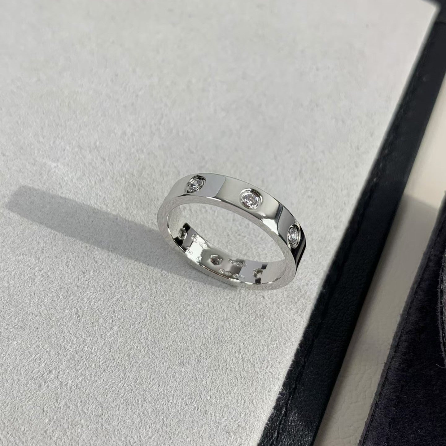 [baslovejewels]LOVE RING 3.6MM 8 DIAMONDS