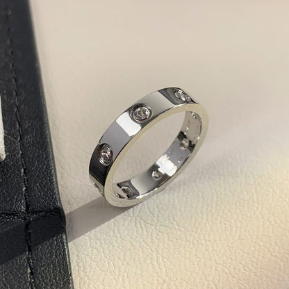 [baslovejewels]LOVE RING 3.6MM 8 DIAMONDS