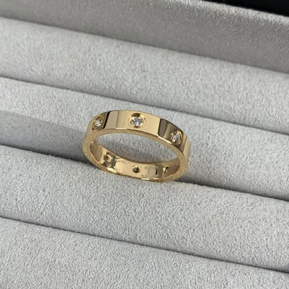 [baslovejewels]LOVE RING 3.6MM 8 DIAMONDS
