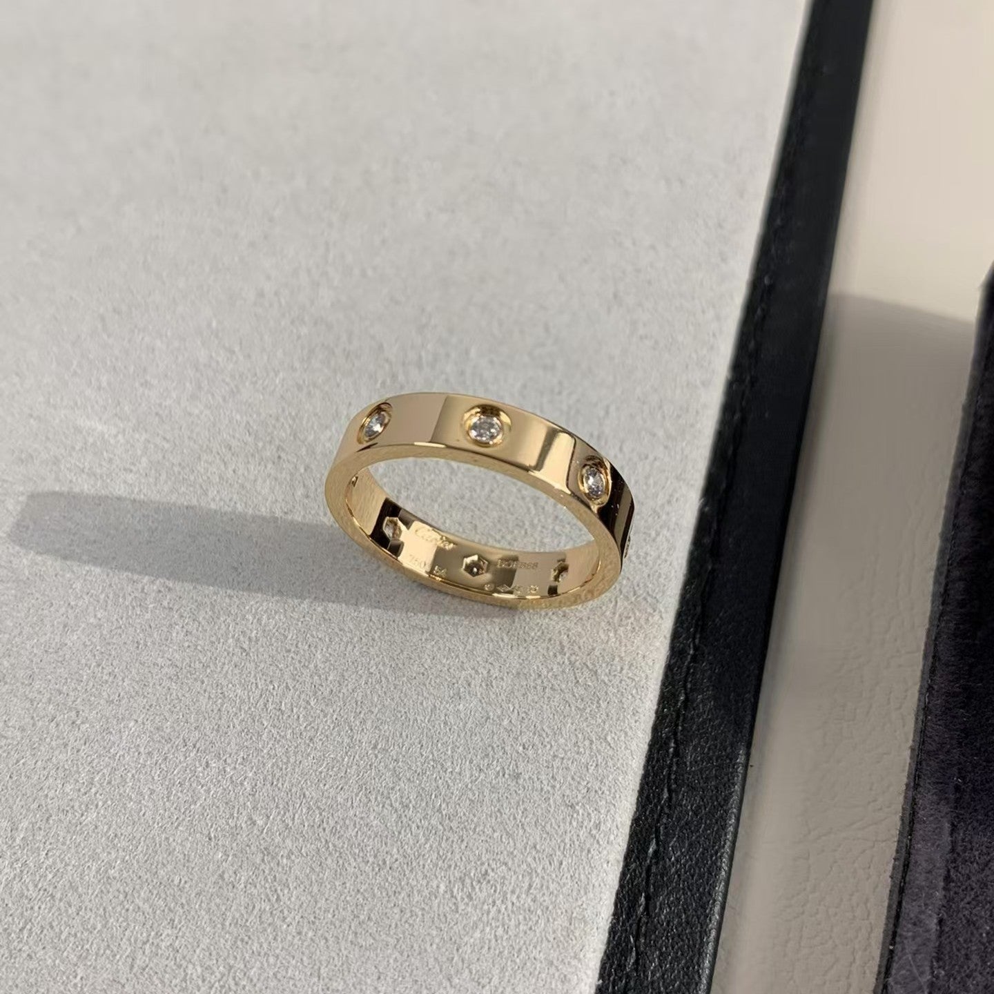 [baslovejewels]LOVE RING 3.6MM 8 DIAMONDS
