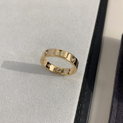 [baslovejewels]LOVE RING 3.6MM 8 DIAMONDS