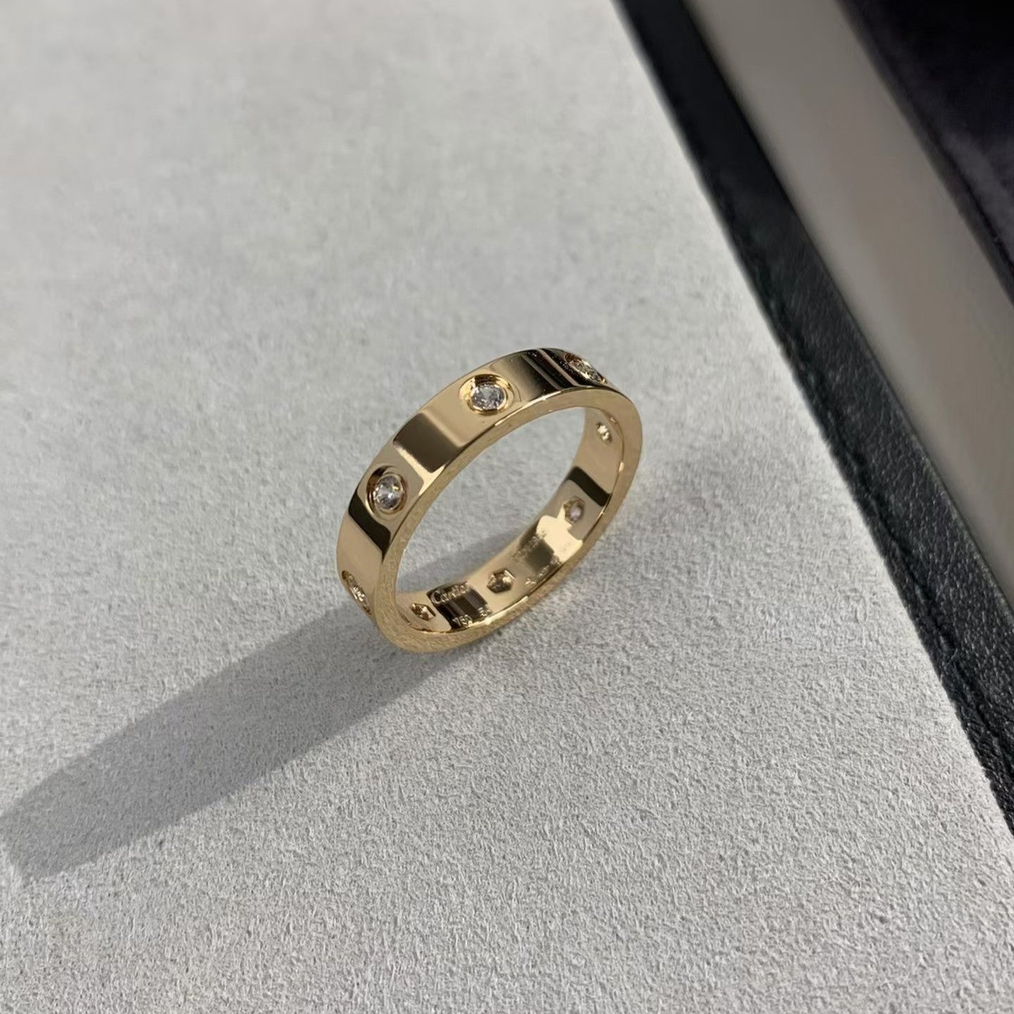 [baslovejewels]LOVE RING 3.6MM 8 DIAMONDS