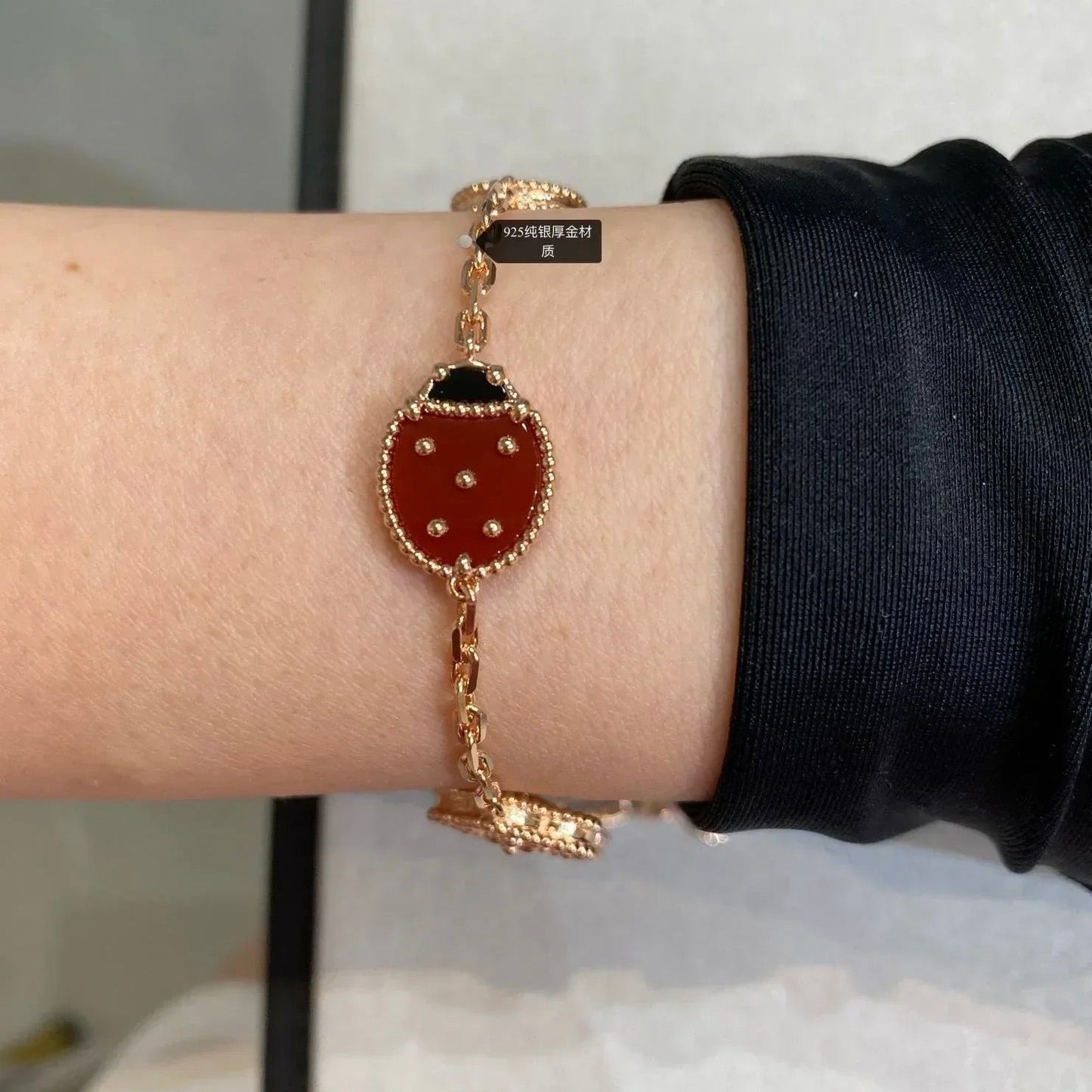 [basloveJW]LUCKY SPRING 5 MOTIF BRACELET