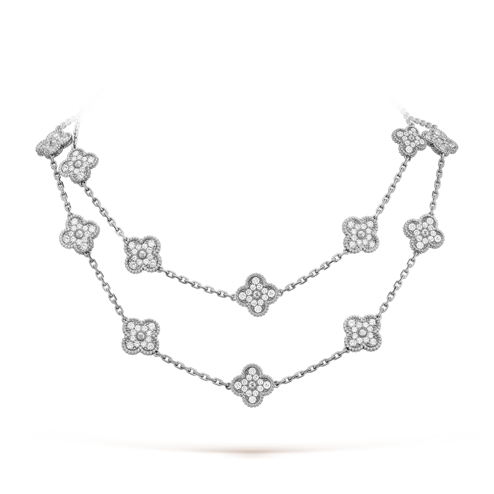 [baslovejewels]CLOVER 20 MOTIFS DIAMOND SILVER