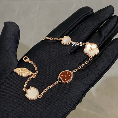 [basloveJW]LUCKY SPRING 5 MOTIF BRACELET