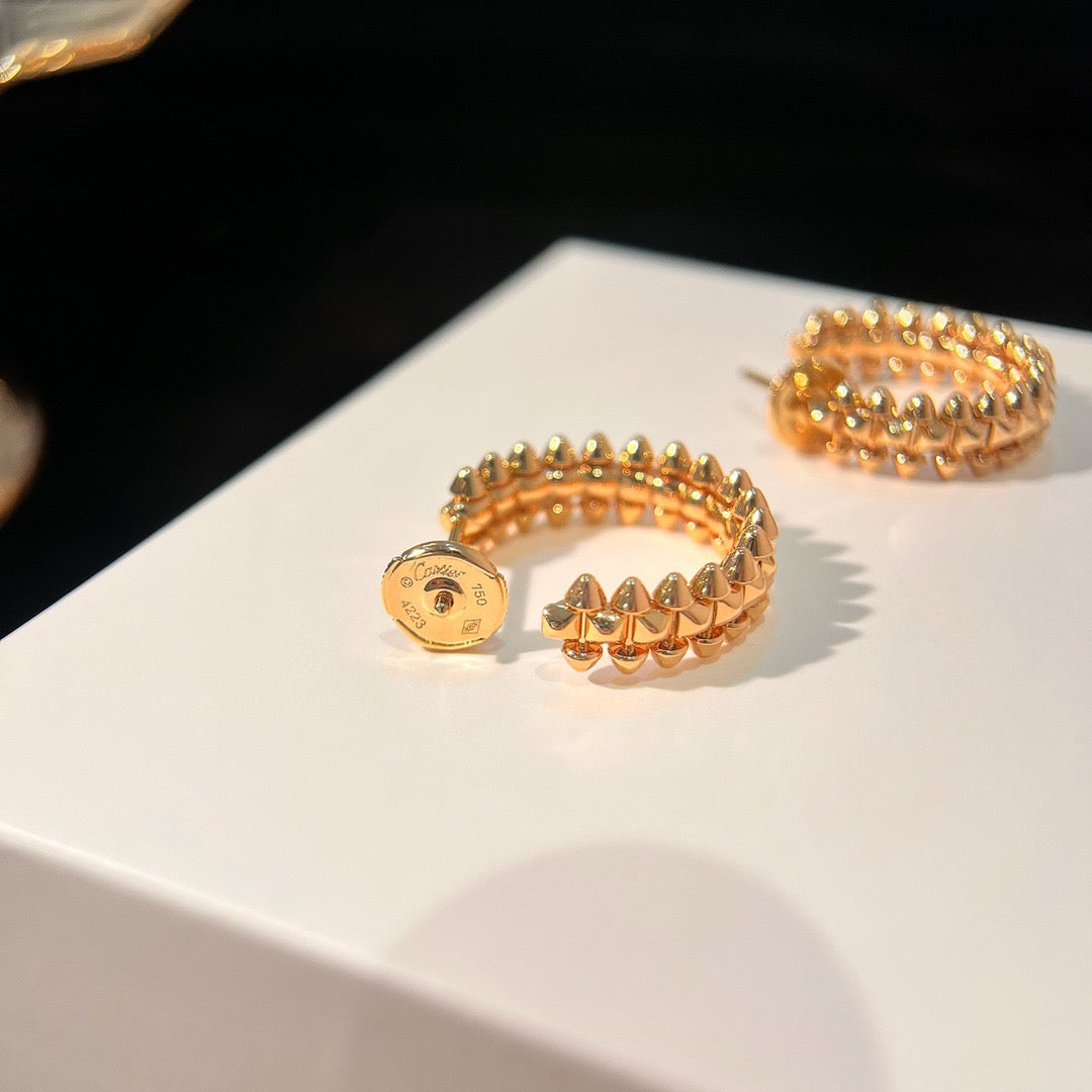[baslovejewels]CLASH SMALL HOOP EARRINGS