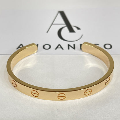 [baslovejewels]LOVE BRACELET 6.1MM OPEN CUFF
