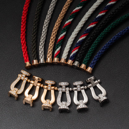 [baslovejewels]FORCE LARGE HORSESHOE NO DIAMOND BRACELET GOLD