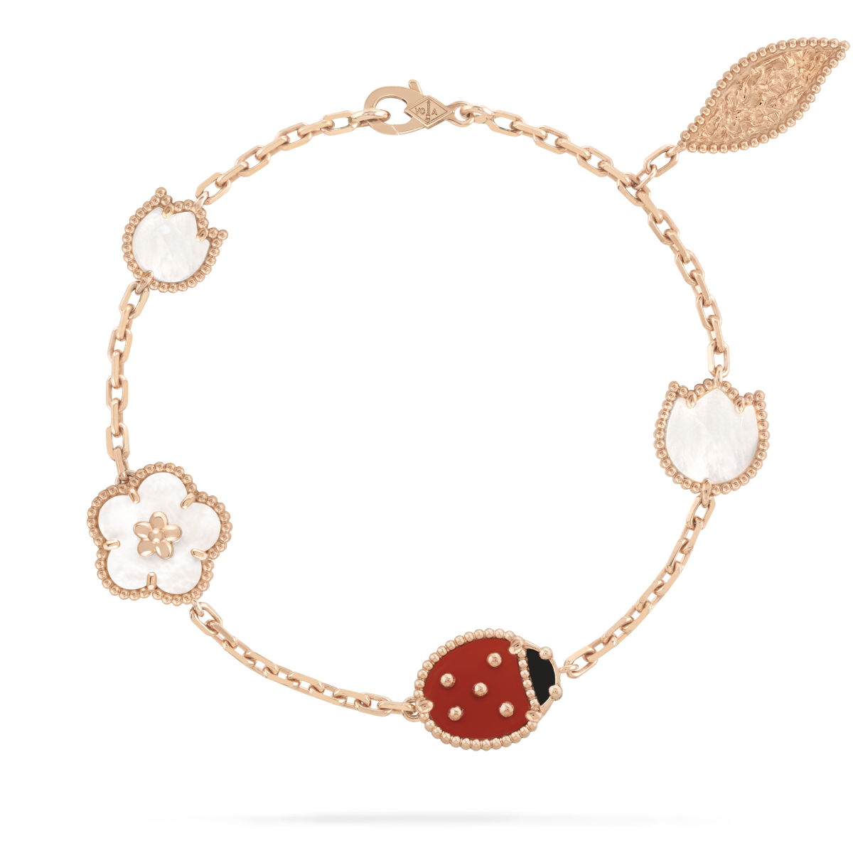 [basloveJW]LUCKY SPRING 5 MOTIF BRACELET