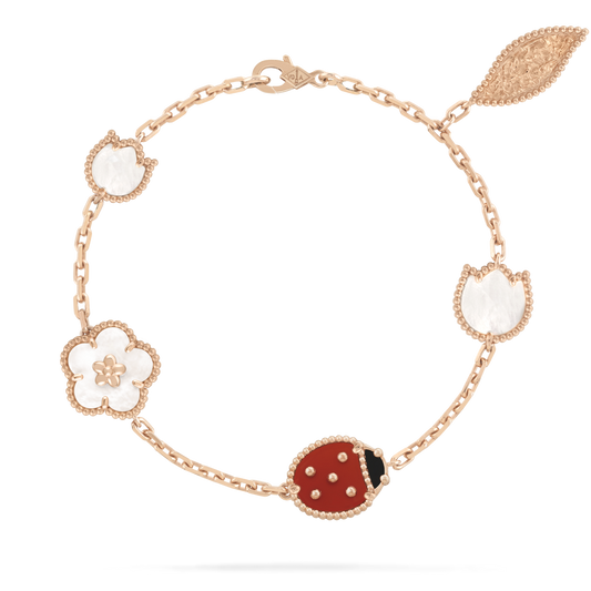 [basloveJW]LUCKY SPRING 5 MOTIF BRACELET
