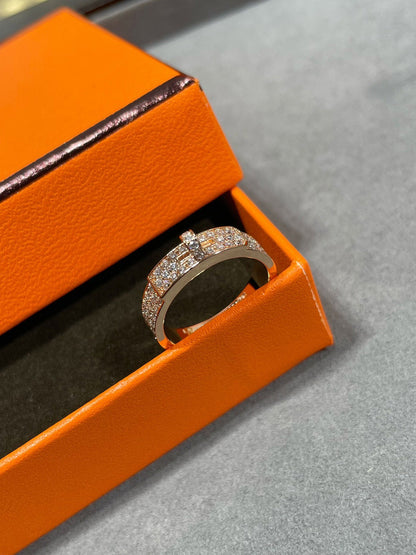 [baslovejewels]KELLY PINK GOLD DIAMOND RING