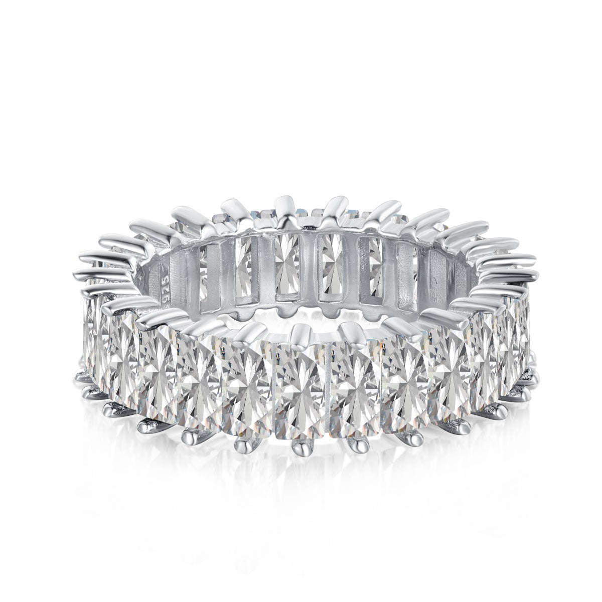 [baslovejewels]Unique Colorful Radiant Cut RIng