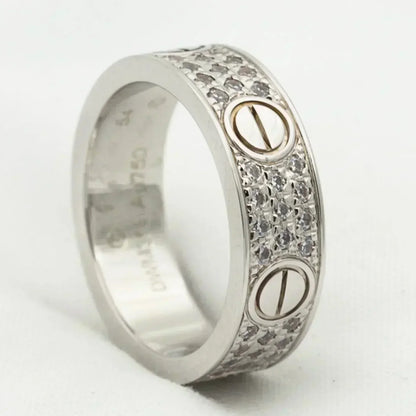 [baslovejewels]LOVE RING 5.5MM DIAMONDS PAVED