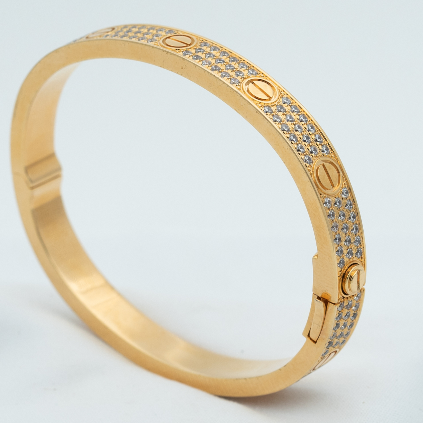 [baslovejewels]LOVE BRACELET 6.1MM DIAMOND-PAVED