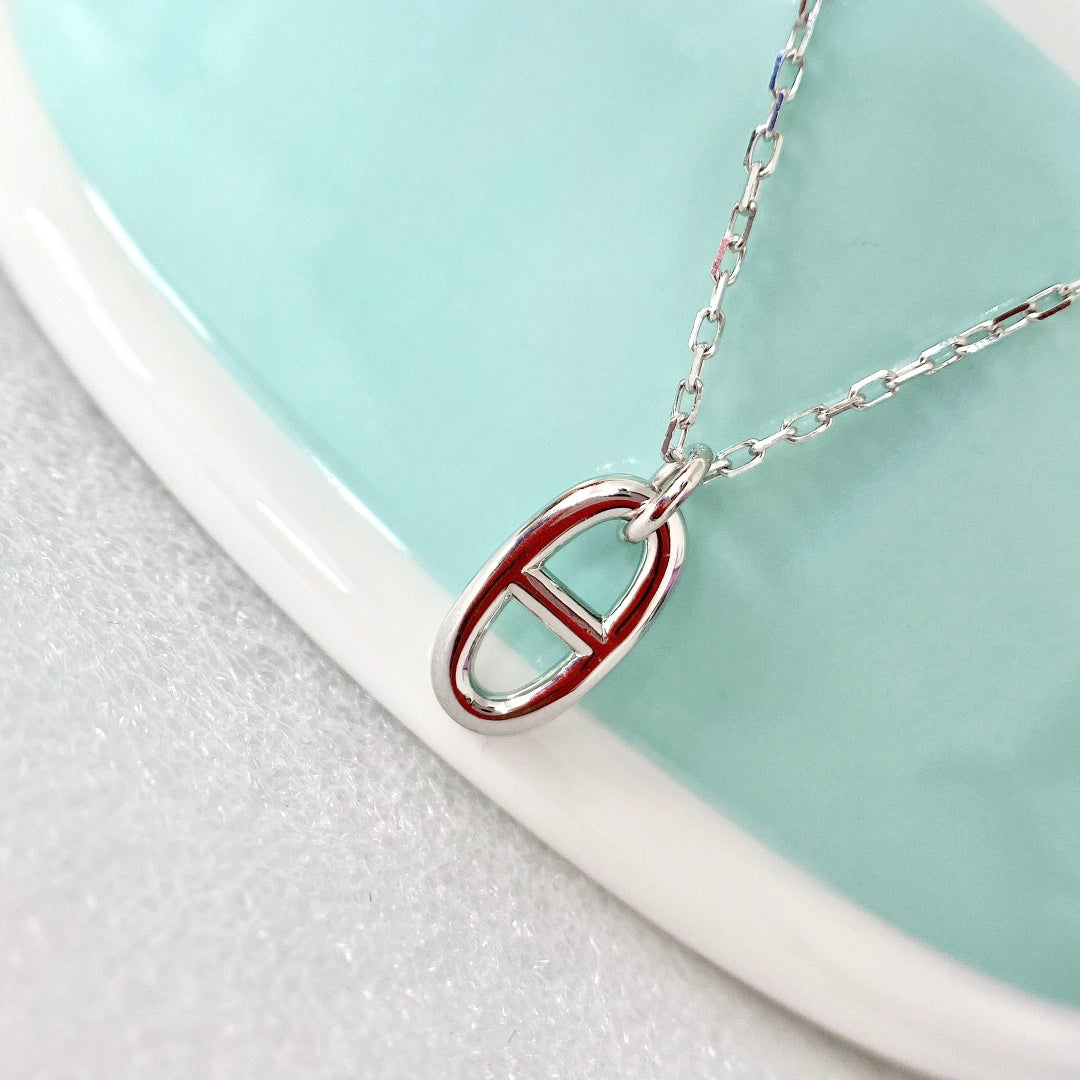 [baslovejewels]HM PIG NOSE NECKLACE