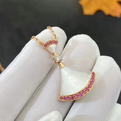 [baslovejewels]DREAM NECKLACE MOP PINK DIAMOND